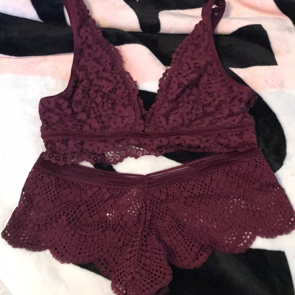 VS Bralette and Lace Panty Combo